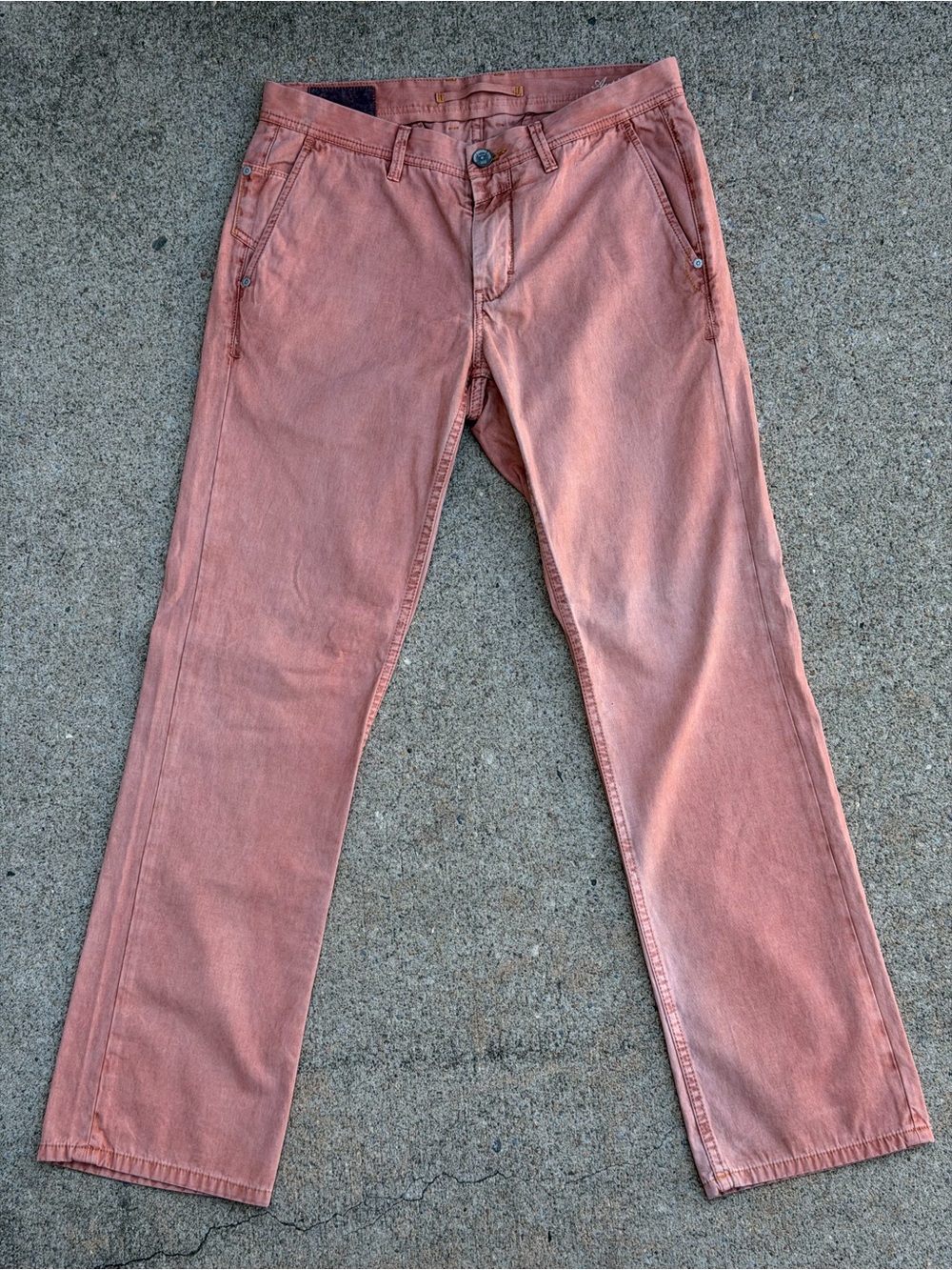 Tommy Bahama Authentic Fit Chino Pants Salmon Pink 32x32 Men’s Cotton